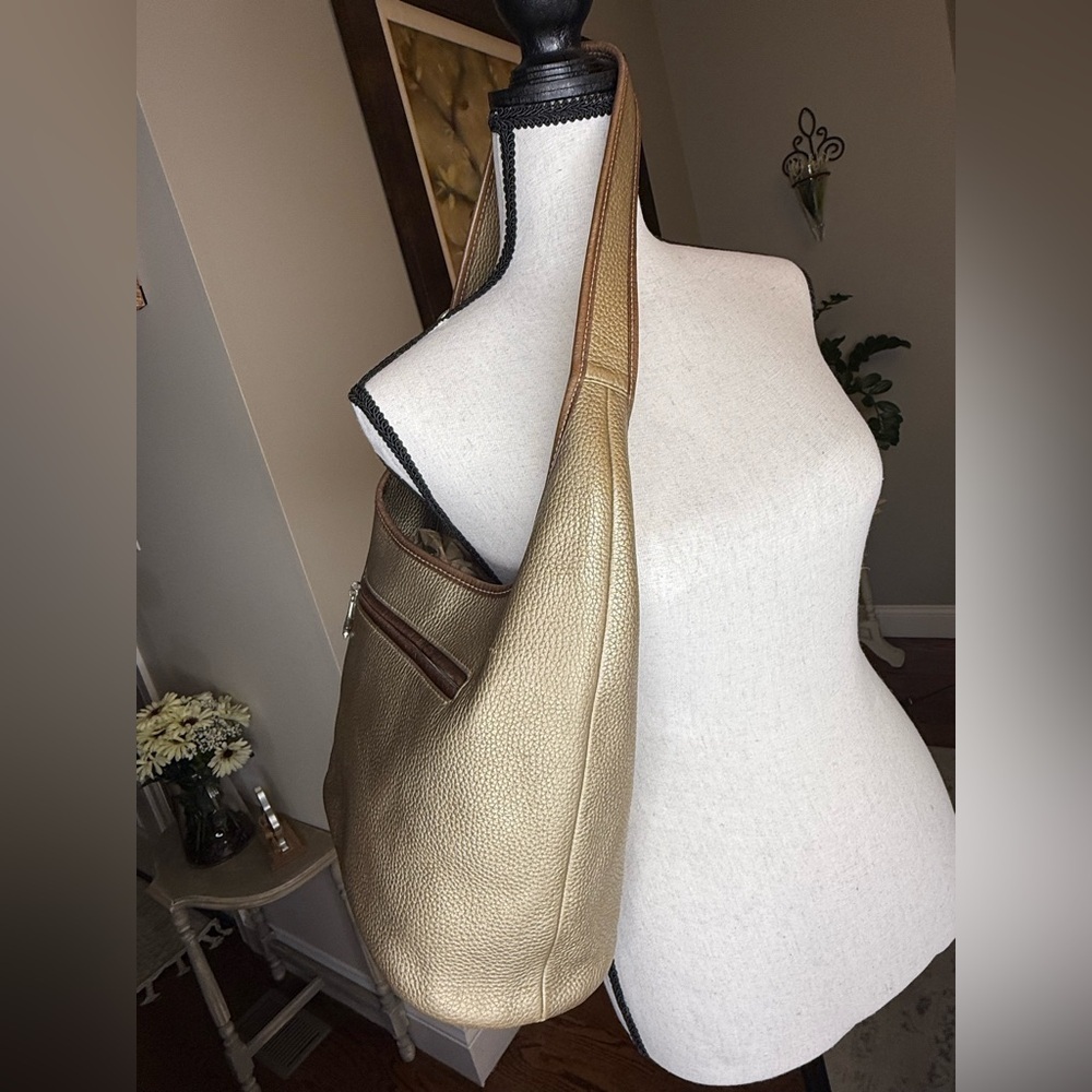 Brighton Gold Hobo Bag - Excellent Condition - Picture 6 of 10